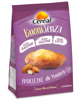 CEREAL BUONISENZA MADELEINE ALLE MANDORLE 180 G - Farmastop