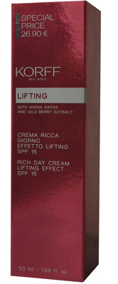 KORFF CREMA RICCA GIORNO EFFETTO LIFTING SPF15 PROMO - Farmastop