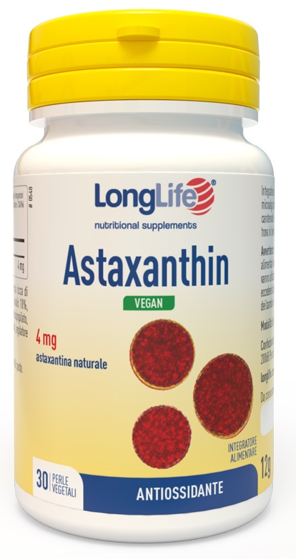 LONGLIFE ASTAXANTHIN 30 PERLE VEG - Farmastop