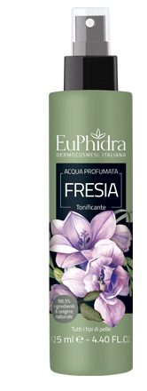 EUPHIDRA ACQUA PROFUMATA FRESIA IN FLACONE CON ETICHETTA POMPA SPRAY - Farmastop