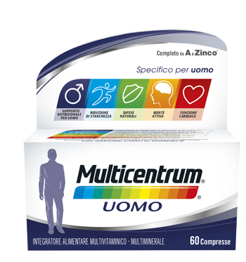 MULTICENTRUM UOMO 60 COMPRESSE - Farmastop