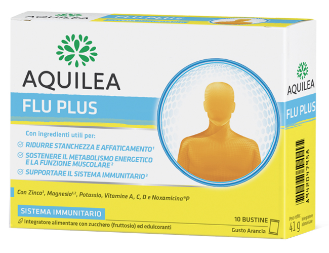 AQUILEA FLU PLUS 10 BUSTINE - Farmastop