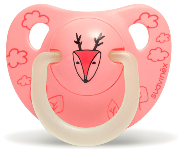 SUAVINEX NIGHT & DAY SUCCHIETTO IN SILICONE 0/6 MESI CERVO - Farmastop