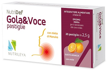 NUTRIDEF GOLA & VOCE ARANCIA 20 PASTIGLIE - Farmastop