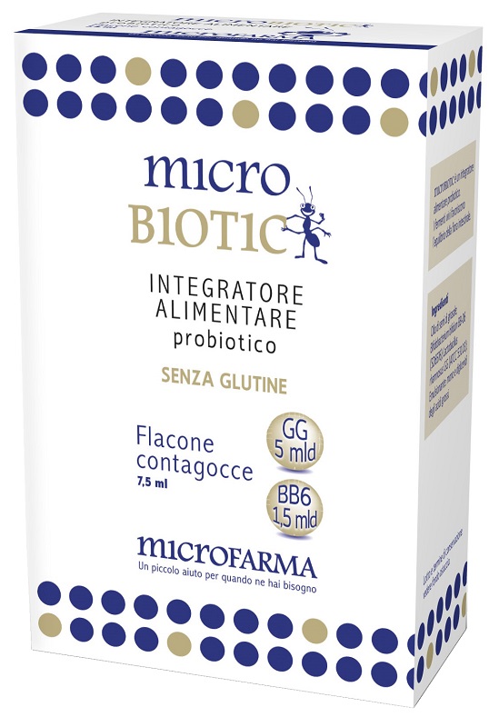 MICROBIOTIC GOCCE 7,5 ML - Farmastop