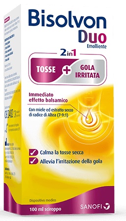 BISOLVON DUO SCIROPPO EMOLLIENTE 100 ML - Farmastop