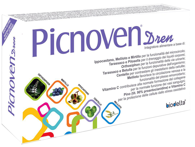 PICNOVEN DREN 50 COMPRESSE 31 G - Farmastop