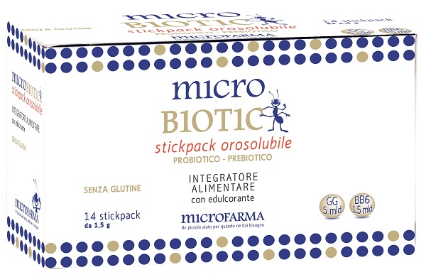 MICROBIOTIC STICK PACK 14 BUSTINE - Farmastop