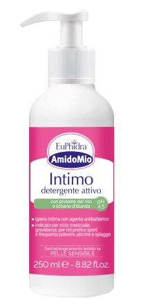 EUPHIDRA AMIDOMIO INTIMO DETERGENTE ATTIVO 250 ML - Farmastop