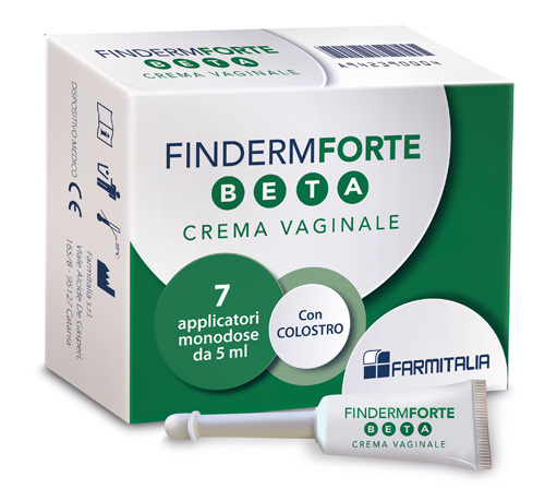 FINDERM FORTE BETA CREMA VAGINALE 7 APPLICATORI MONOUSO 5 G - Farmastop