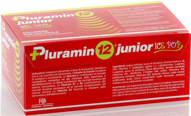 PLURAMIN12 JUNIOR 14 STICK PACK 12 ML - Farmastop