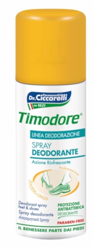 TIMODORE SPRAY DEODORANTE ALLO ZENZERO 150 ML - Farmastop