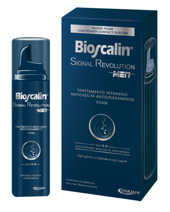 BIOSCALIN SIGNAL REVOLUTION MEN TRATTAMENTO INTENSIVO ANTICADUTA ANTIDIRADAMENTO FOAM 75 ML - Farmastop