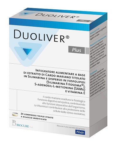 DUOLIVER PLUS 24 COMPRESSE - Farmastop
