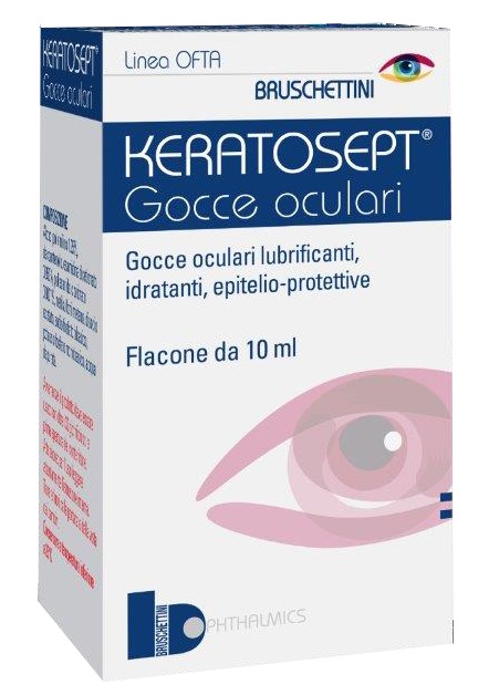 GOCCE OCULARI KERATOSEPT 10 ML - Farmastop