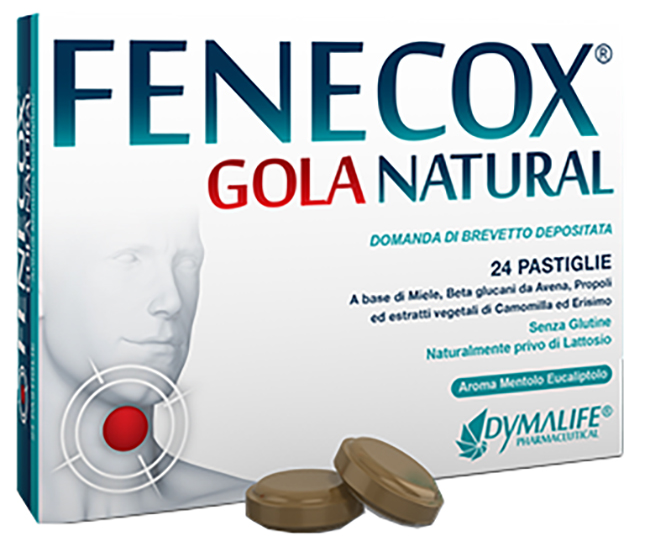 FENECOX GOLA NATURAL MENTOLO EUCALIPTO 36 PASTIGLIE - Farmastop