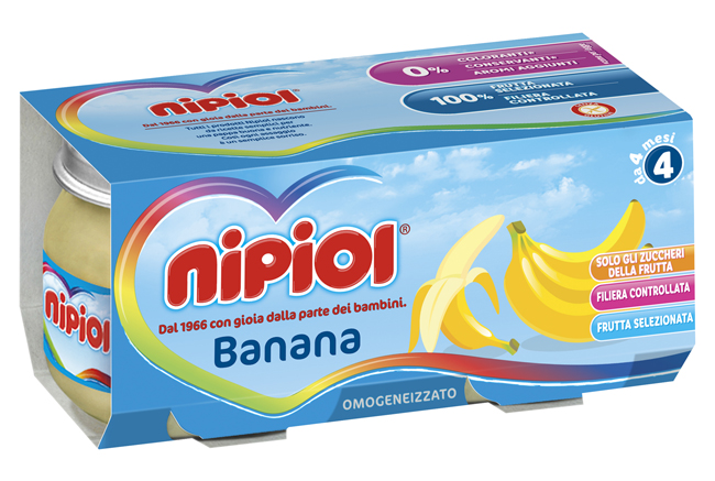 NIPIOL OMOGENEIZZATO BANANA 2 X 80 G - Farmastop