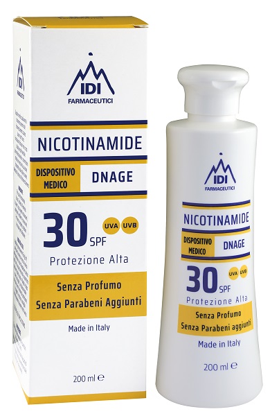 NICOTINAMIDE DNAGE 30SPF PROTEZIONE ALTA 200 ML - Farmastop