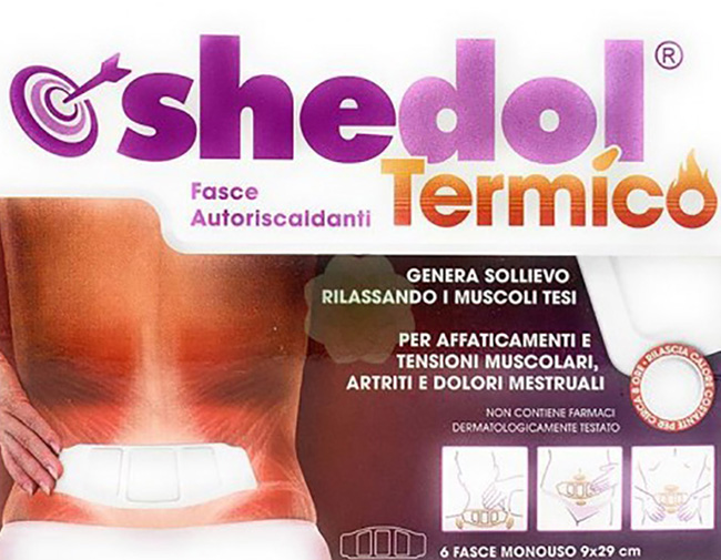CEROTTO AUTORISCALDANTE SHEDOL TERMICO 6 PEZZI - Farmastop