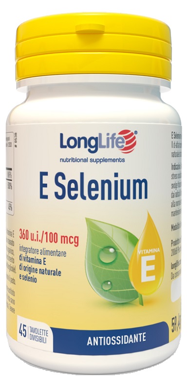 LONGLIFE E SELENIUM 45 TAVOLETTE - Farmastop