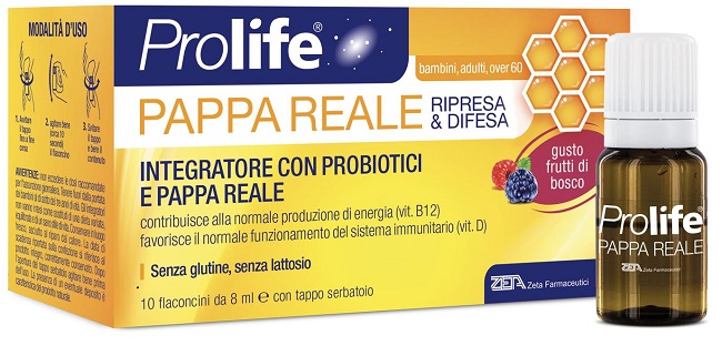 PROLIFE PAPPA REALE 10 FLACONI DA 8 ML - Farmastop
