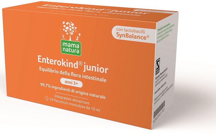 MAMA NATURA ENTEROKIND JUNIOR 10 FLACONCINI 10 ML - Farmastop