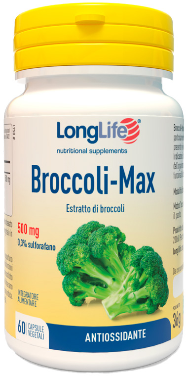 LONGLIFE BROCCOLI MAX 60 CAPSULE - Farmastop