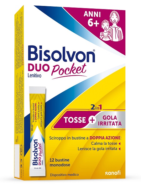 BISOLVON DUO POCKET LENITIVO NEW 12 BUSTINE - Farmastop