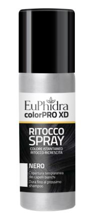 EUPHIDRA COLORPRO XD TINTURA RITOCCO SPRAY CAPELLI NERO 75 ML - Farmastop