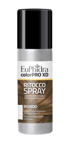 EUPHIDRA COLORPRO XD TINTURA RITOCCO SPRAY CAPELLI BIONDO 75 ML - Farmastop