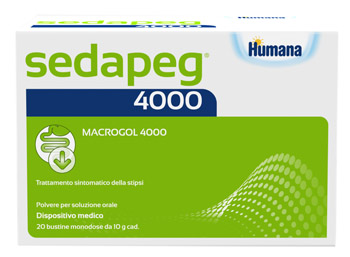 SEDAPEG 4000 20 BUSTINE MONODOSE X 10G HUMANA - Farmastop