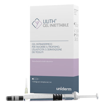 GEL INIETTABILE LILITH SIRINGA PRE-RIEMPITA 2 ML + AGO 30 GAUGE 1/2 2 PEZZI - Farmastop