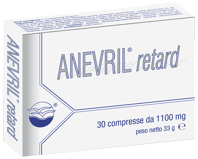ANEVRIL RETARD 30 COMPRESSE - Farmastop