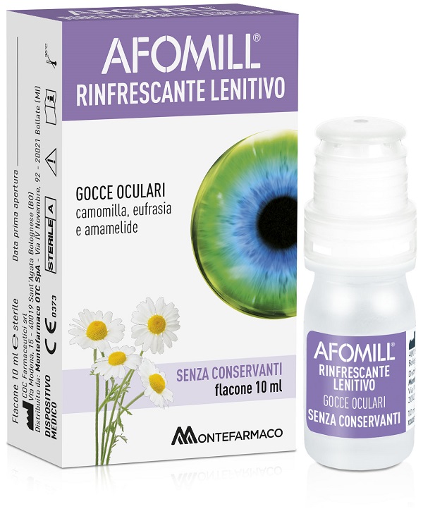 AFOMILL RINFRESCANTE SENZA CONSERVANTI 10 ML - Farmastop