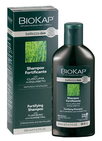 BIOKAP BELLEZZA BIO SHAMPOO FORTIFICANTE COSMOS ECOCERT 200 ML - Farmastop