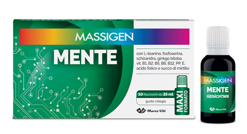 MASSIGEN MENTE 10 FLACONI DA 25 ML - Farmastop