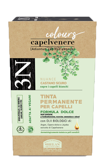 CAPELVENERE COLOURS TINTA CAPELLI 3N CASTANO SCURO - Farmastop