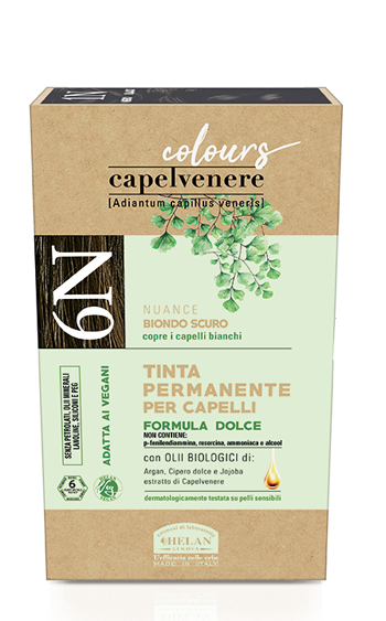 CAPELVENERE COLOURS TINTA CAPELLI 6N BIONDO SCURO - Farmastop