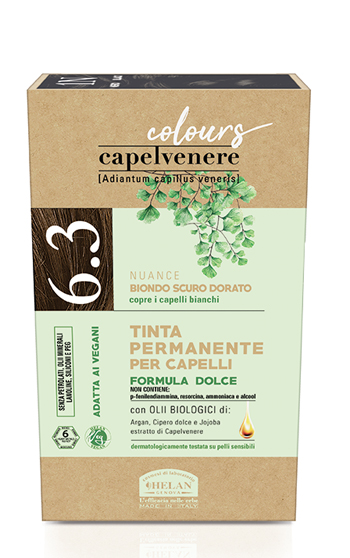 CAPELVENERE COLOURS TINTA CAPELLI 6,3N BIONDO SCURO DORATO - Farmastop