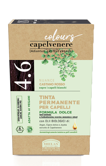 CAPELVENERE COLOURS TINTA CAPELLI 4,6N CASTANO ROSSO - Farmastop