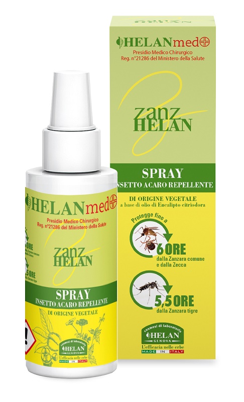 ZANZHELAN INSETTOREPELLENTE VEGETALE SPRAY ECOLOGICO 100 ML - Farmastop