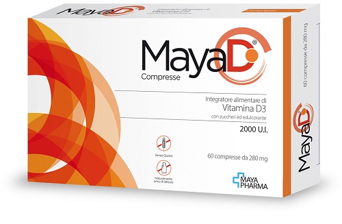 MAYA D 60 COMPRESSE MASTICABILI DA 280 MG - Farmastop