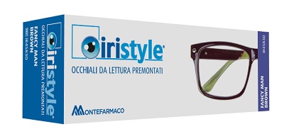OCCHIALE DA LETTURA PREMONTATO IRISTYLE FANCY MAN BROWN +3,5 - Farmastop