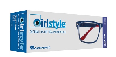 OCCHIALE DA LETTURA PREMONTATO IRISTYLE FANCY MAN BLUE +1,5 - Farmastop