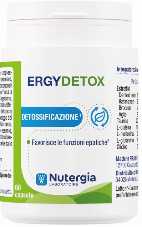 ERGYDETOX 60 CAPSULE - Farmastop