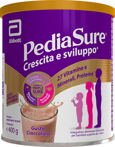 PEDIASURE CRESCITA&SVILUPPO RINFORZA CIOCCOLATO 850 G - Farmastop