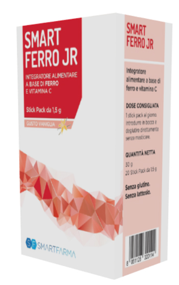 SMART FERRO JR 20 STICK PACK GUSTO VANIGLIA - Farmastop
