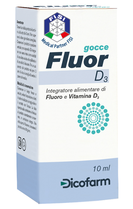FLUOR D3 GOCCE 10 ML - Farmastop