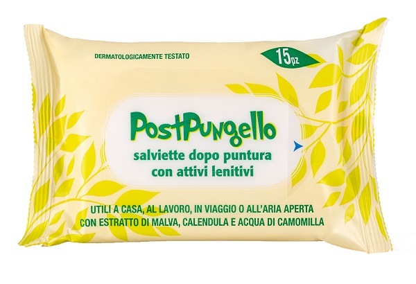 POST PUNGELLO SALVIETTE LENITIVE 15 PEZZI - Farmastop