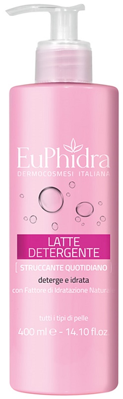 EUPHIDRA LATTE DETERGENTE STRUCCANTE QUOTIDIANO 400 ML - Farmastop
